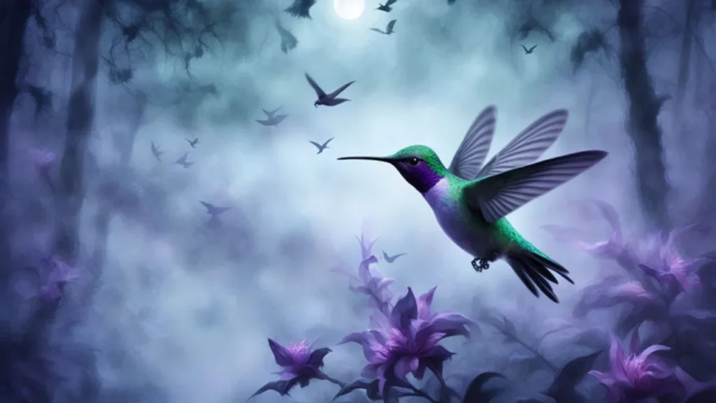 blue humming bird tattoo meaning