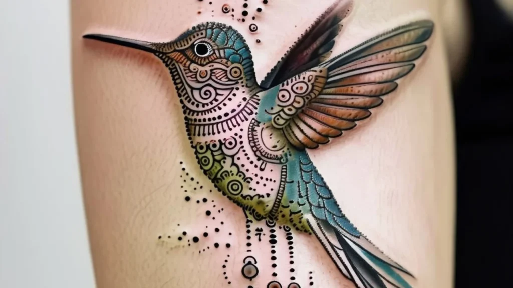 Hummingbird tattoo