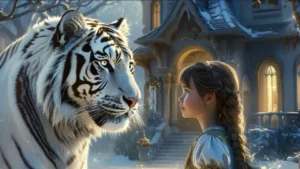 dream white tiger protecting you