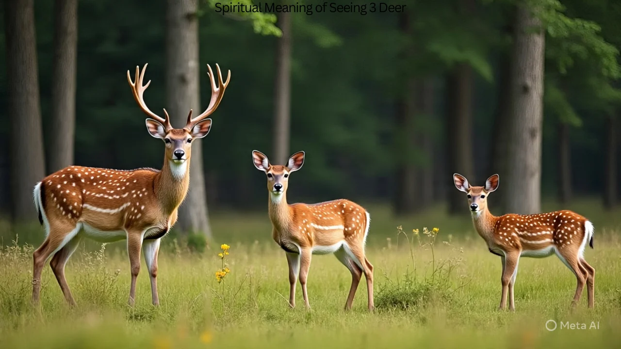 Spiritual Meaning of Seeing 3 Deer