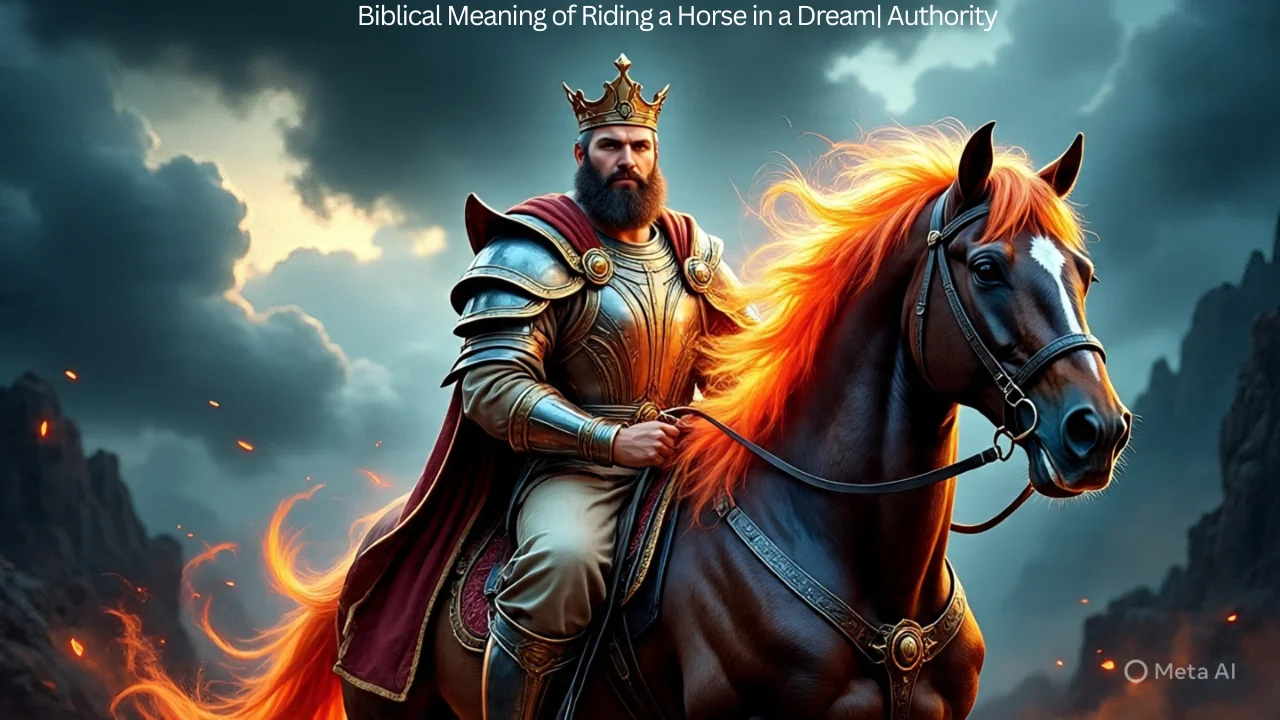 ridding a horse in a dream