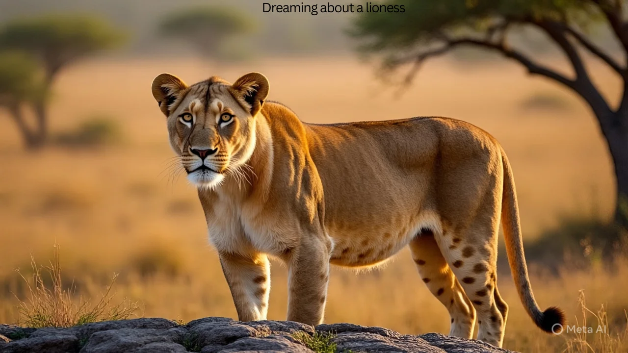 Dreaming about a lioness