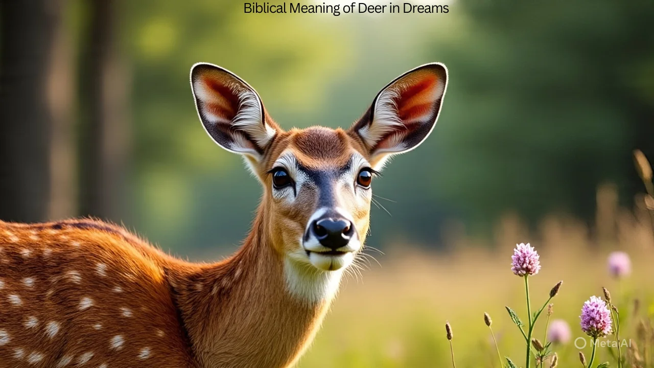 biblical meaning of deer in dreams