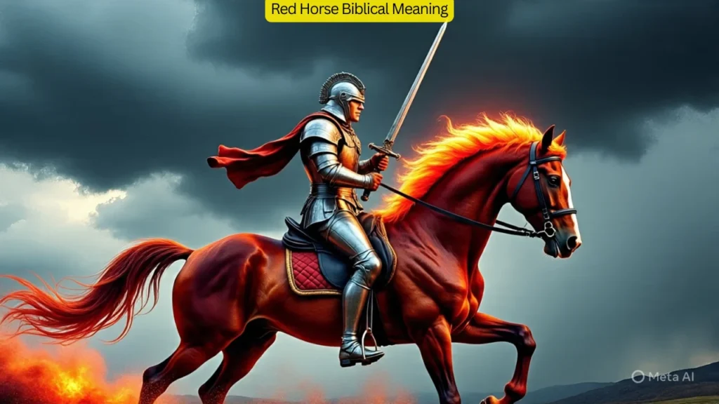 Red Horse Biblical Meaning
