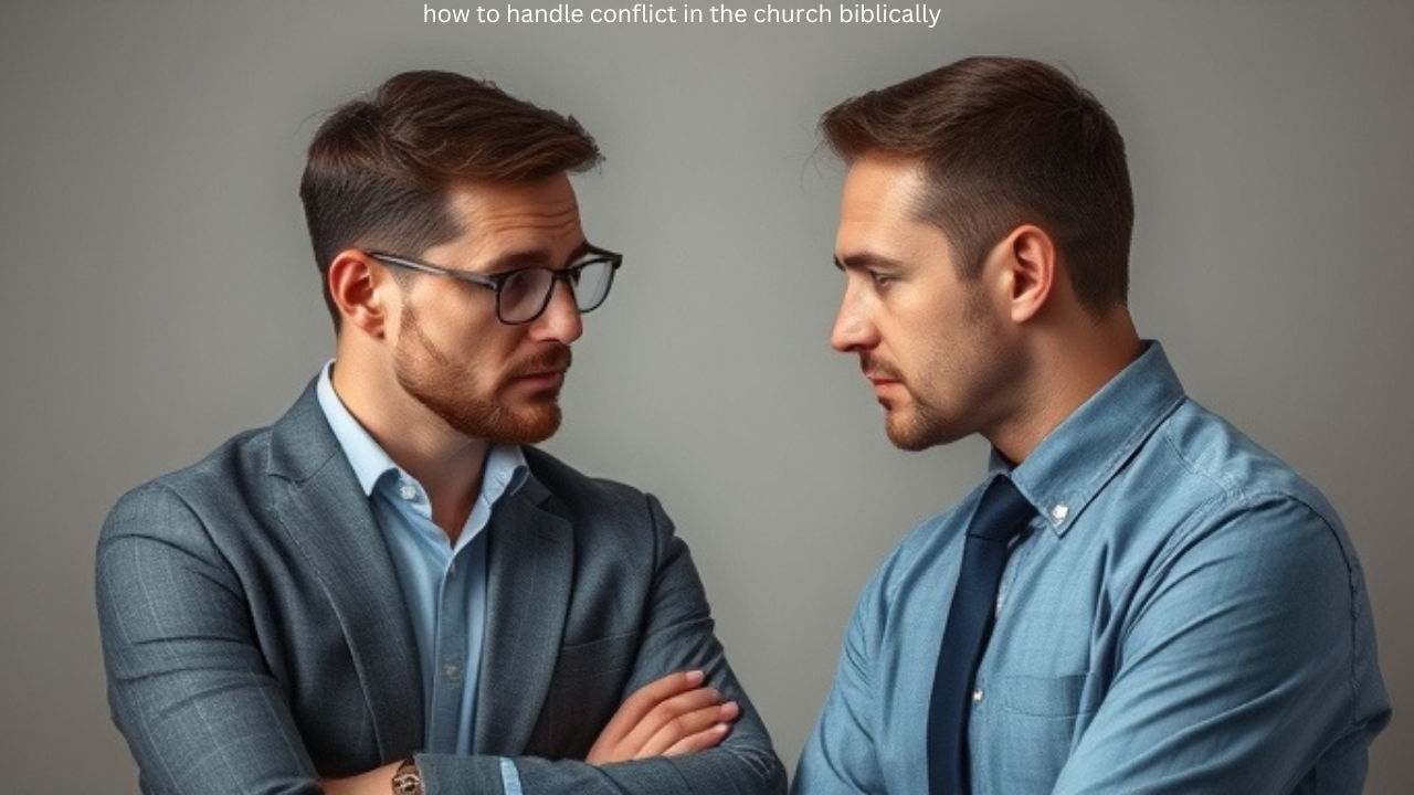 how to handle conflict in the church biblically​