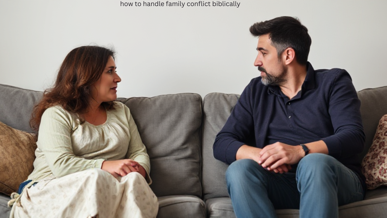 how to handle family conflict biblically