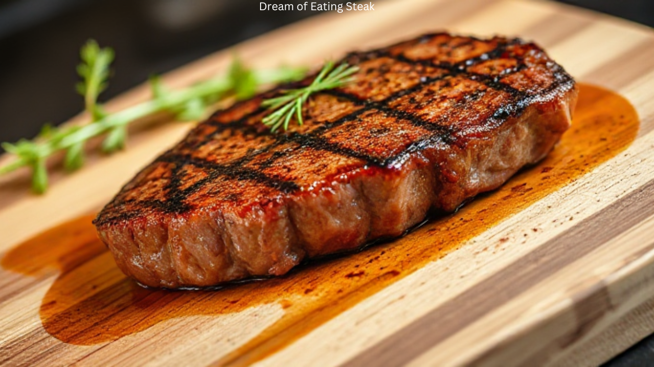 dream of eating steak