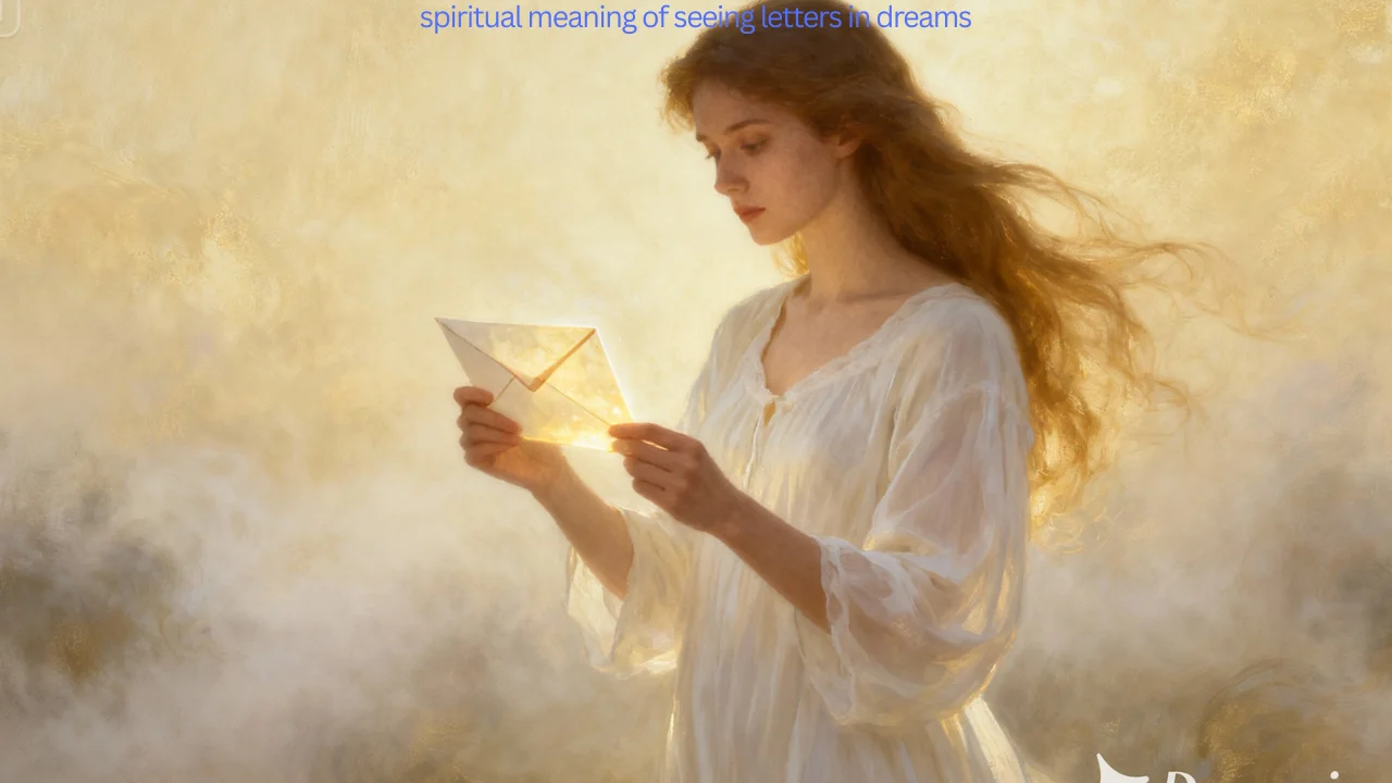 Spiritual Meaning of Seeing Letters in Dreams